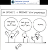 ottimista pessimista optometrista copia bicchiere